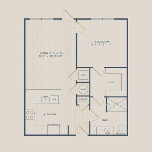 A1 1 Bed Apartment Holden at Oak Grove