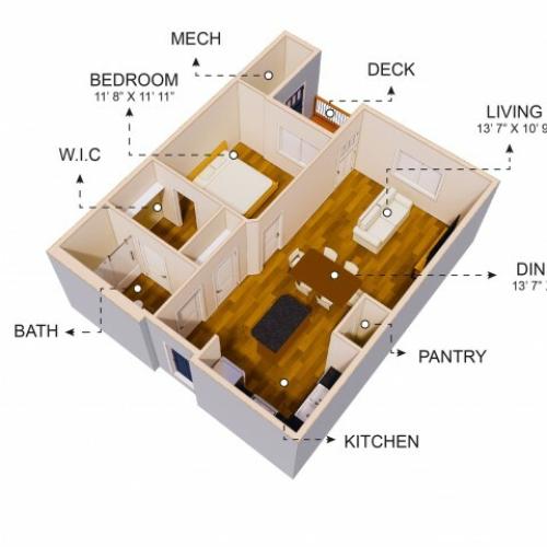 1X1 LARGE 778 SQ. FT