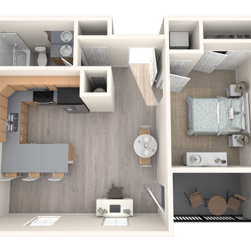 1 Bedroom 1 Bath