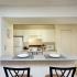 3 bedroom kitchen and dining area interior.