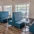 Lexington Crossing clubhouse with restaurant style seating