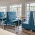 Lexington Crossing clubhouse with restaurant style seating