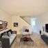 Living room with wall to wall carpet, upstairs