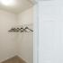 Creekside Park Apartments, interior, walk in closet, black hangers,