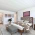 Fallstaff Manor Apts, Interior, Master bedroom, Walk-in closet, full bathroom, queen size bed, 2 bedside tables, window in bedroom