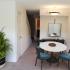 Dining Room with wall to wall carpet
