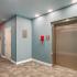 Buildings include interior elevators