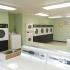 Interior of laundry facility