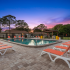 Pool Deck at Sunset