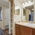 primary bathroom at Aurora apartment rental  community.