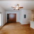 Studio, Murphy Bed, A/C, Ceiling Fan, Patio, Balcony, Vinyl Plank Flooring, Luxury Finishes, Air Conditioning, Granite Countertops, Washer/Dryer, Black Appliances, Balconies, Patios, Exterior Storage, Natural Sunlight