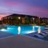 Pool with beach entry, fountains and sunbathing shelf | The Enclave at Mira Lagos  | Apartments Grand Prairie TX