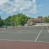 Tennis courts at Oak Tree Apartments in Newark, DE.