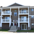 Exterior of Oak Tree Apartments in Newark, DE.