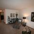 Living Room One Bedroom with Den