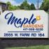 Maple Gardens apartments monument sign