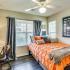 Comfortable Bedroom | Campus Lodge | Off-Campus Columbia, MO Apartments