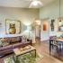 Pleasant Living Room | Campus Lodge | Apartments Downtown Columbia, MO