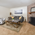 Living Area with Fireplace