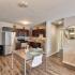 Pleasant Living-Dining-Kitchen Area | Axis 360 | Apartments Near University At Buffalo