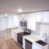 White cabinets - stainless steel appliances
