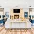 Aventura Bellevue-Resident Clubhouse with Fireplace