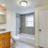 Bathroom with tub/shower and linen closet