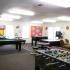 Recreation Center with Pool Table and Foosball Table