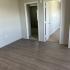 bedroom with laminate flooring