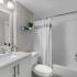 Spacious bathroom