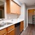 Kitchen double sink fridge dishwasher stove