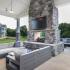 Relax in the Cozy Outdoor Fireplace Lounge Area in Somers, WI