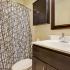Bathroom at Park East Apartments in Adams Morgan