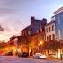 Classic Alexandrai/Washington D.C Row Houses at Dusk