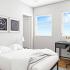 bedroom with furniture in an apartment