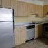 Kitchen with lite cabinets