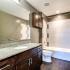 full bathroom with tub