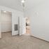 Bedroom with large walk-in closet