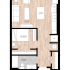 Jr 1 Bedroom Model Floor Plan