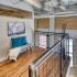 Area outside of lofted bedroom on second floor.