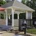 BBQ grills and covered dining space at The Reserve at Athens