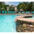 Resort style swimming pool and lounge chairs at The Reserve at Athens