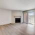 Renovated 2 Bedroom Garden Insight Living Room at The Views of Naperville apartments