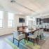 clubhouse kitchen and seating