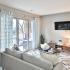 furnished living room