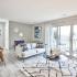 furnished living room