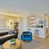 furnished living room