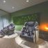relaxation room with massage chair
