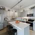 virtually staged kitchen