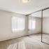 bedroom and closet